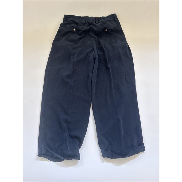 VINTAGE Tommy Bahama RELAX‎ Pants Mens 36x26 SILK Pleated Dress Slacks Beachy - Picture 5 of 9